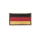 Ecusson de nationalité allemande Mil-Tec en polyester 2,8 x 5,4 cm à dos auto-agrippant