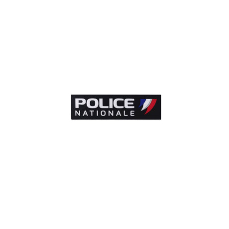 Bandeau d'identification Patrol Equipement Police Nationale lettres en relief élastomère