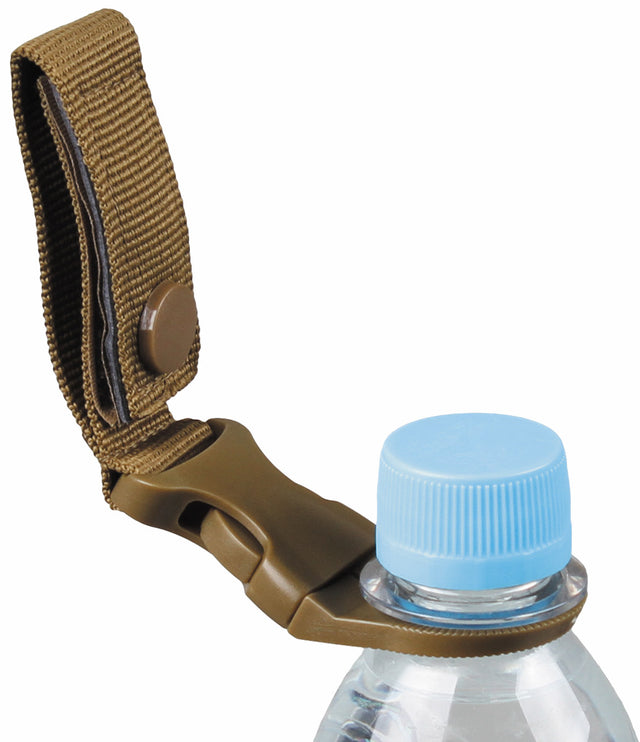Porte-bouteille MFH pour ceinturon et système MOLLE en polyester longueur 16 cm