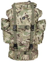 Sac à dos de combat type BW MFH 65 l armature aluminium compartiment bas séparable