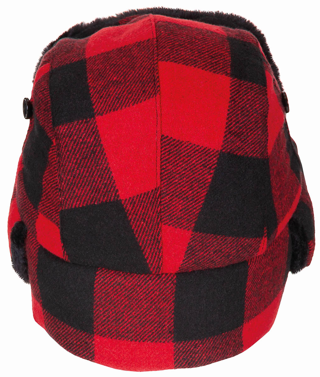 Chapka de bûcheron Fox Outdoor en fourrure synthétique avec mentonnière à clip