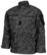 Veste de combat US ACU MFH Rip Stop 100 % coton col montant et poches de manche