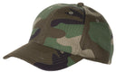 Casquette US MFH réglable en polycoton à visière six piqûres et six œillets