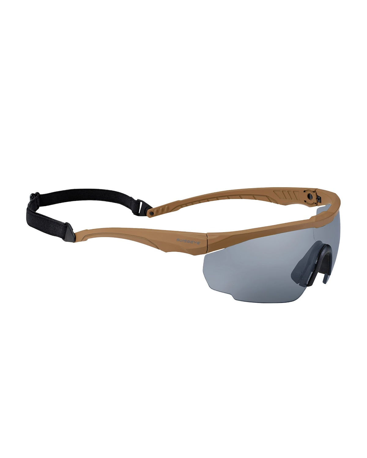 Lunettes de protection Swiss Eye Blackhawk monture nylon avec deux écrans et étui