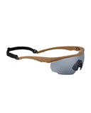 Lunettes de protection Swiss Eye Blackhawk monture nylon avec deux écrans et étui
