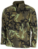 Pull Troyer MFH en micropolaire 200 g/m² col montant à glissière et protège-menton