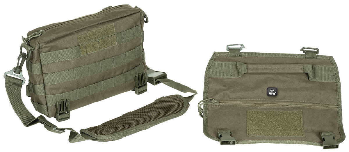 Sacoche de transport MFH MOLLE 4 L avec rabat amovible et porte-carte transparent