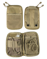 Pochette porte-documents MOLLE Mil-Tec à dos rembourré et fenêtre transparente