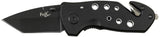 Couteau pliant compact Fox Outdoor lame tanto 5,5 cm brise-vitre et coupe-sangle