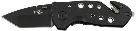 Couteau pliant compact Fox Outdoor lame tanto 5,5 cm brise-vitre et coupe-sangle