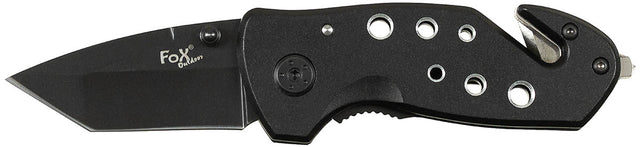 Couteau pliant compact Fox Outdoor lame tanto 5,5 cm brise-vitre et coupe-sangle