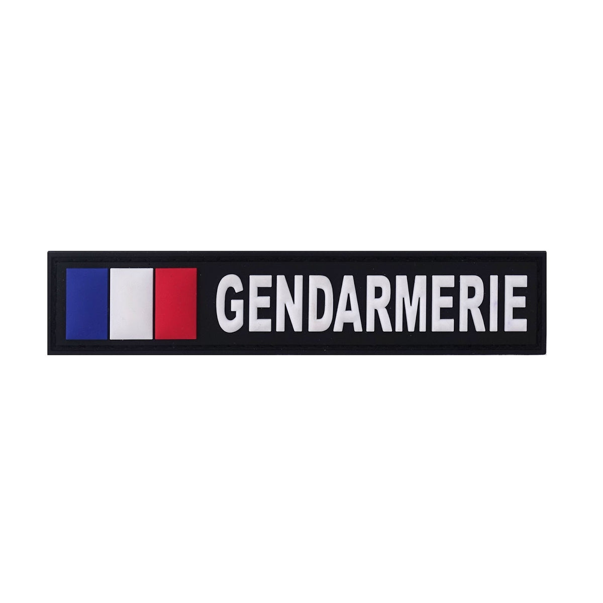 Bandeau d'identification Patrol Equipement Gendarmerie en PVC souple lettres en relief