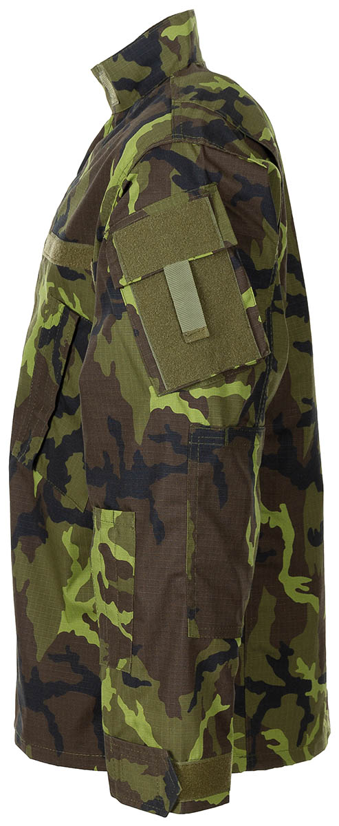 Veste de combat US ACU MFH Rip Stop 100 % coton col montant et poches de manche