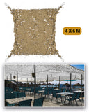 Filet de camouflage et d'ombrage Mil-Tec Shadow Sail 4 x 6 m en polyester ripstop