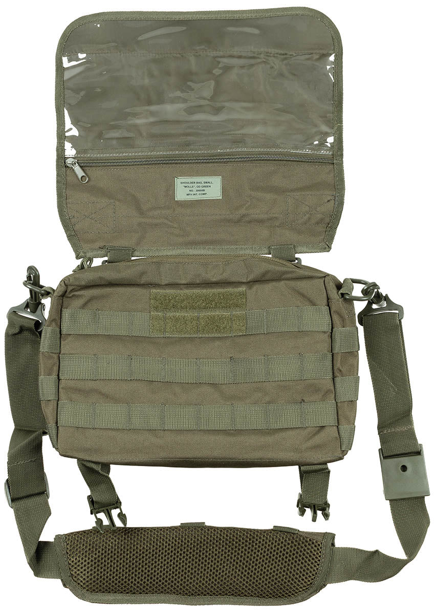 Sacoche de transport MFH MOLLE 4 L avec rabat amovible et porte-carte transparent