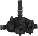 Holster de cuisse MFH MOLLE avec poche appareil et poche polyvalente à clic