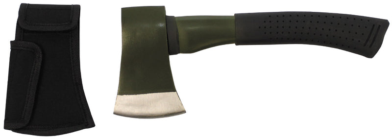 Hachette Fox Outdoor Deluxe 30 cm tête acier trempé manche fibre de verre avec étui