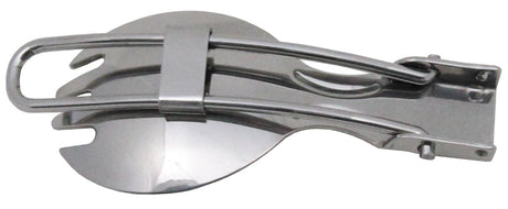 Cuillère-fourchette pliante Fox Outdoor en acier inoxydable 15,5 cm 30 g