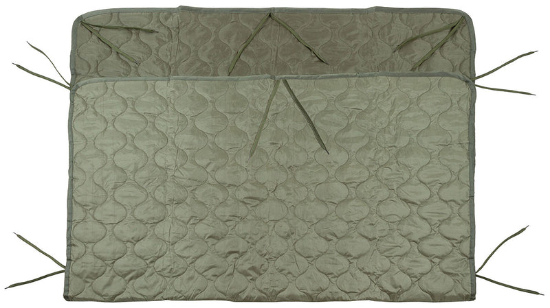Poncho Liner MFH couverture matelassée 210 x 150 cm avec 16 liens de fixation
