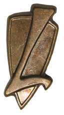 Insigne métallique tchèque Logistik, surplus comme neuf, lot de 10