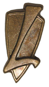 Insigne métallique tchèque Logistik, surplus comme neuf, lot de 10