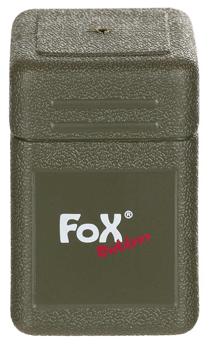 Réchaud à gaz pliant Fox Outdoor 3 kW à allumage piézoélectrique avec boîte rigide