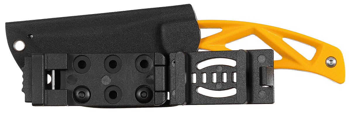 Couteau à lame fixe Skeleton Fox Outdoor pleine soie lame 8,2 cm gaine Kydex