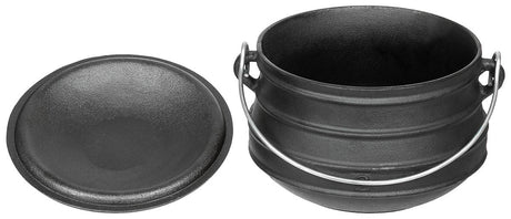 Marmite Fox Outdoor en fonte 5 ou 7 litres à anse rabattable et couvercle