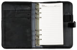 Organiseur A6 MFH 14 x 20 cm avec bloc de feuilles, porte-anneaux et écusson amovible