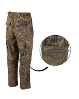 Pantalon de combat enfant type BDU Mil-Tec polycoton jambes amovibles fond renforcé
