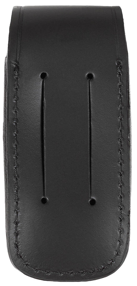 Étui à couteau Fox Outdoor en cuir véritable à bouton-pression 13,5 x 6 x 3 cm