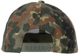 Casquette enfant MFH à visière préformée surpiquée, taille réglable et six aérations