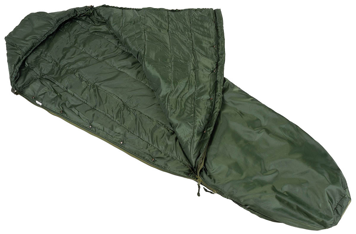 Sac de couchage modulaire MFH type GI Patrol en nylon Rip Stop jusqu'à -1 °C