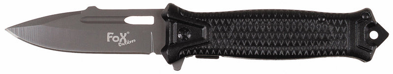 Couteau pliant Fox Outdoor Snake lame 9,5 cm brise-vitre manche métal 23 cm