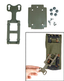 Agrafe d'adaptation Mil-Tec pour système modulaire Bundeswehr sur brêlage et équipement