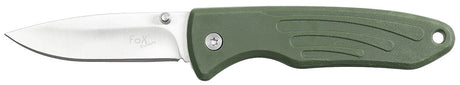 Couteau pliant Fox Outdoor manche TPR lame 8 cm mécanisme slipjoint 80 g