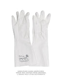 Gants à crispin en caoutchouc de la Bundeswehr, surplus militaire d'occasion