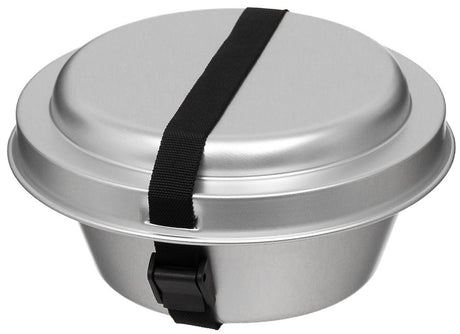 Popote Fox Outdoor Premium en aluminium 1,5 L avec réchaud à alcool et pare-vent