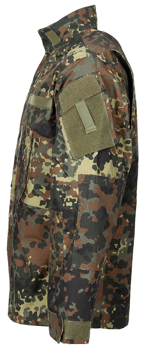 Veste de combat US ACU MFH Rip Stop 100 % coton col montant et poches de manche