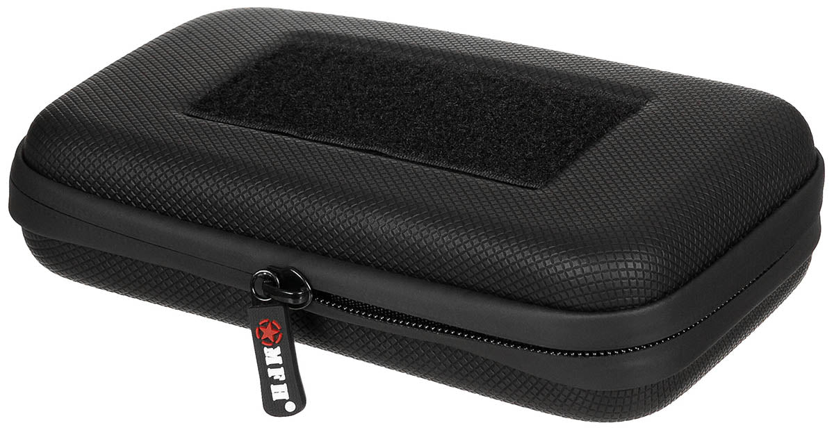 Pochette rigide MFH petit format EVA 19 × 10 × 4,5 cm à 2 sangles auto-agrippantes