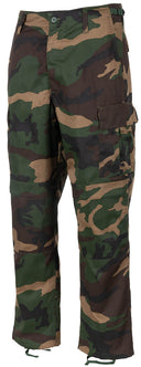 Pantalon de combat US BDU MFH double renfort genoux et fessier passants de 6,5 cm