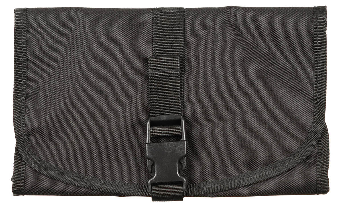 Trousse de toilette britannique à enrouler MFH en polyester 42 x 26 cm avec miroir