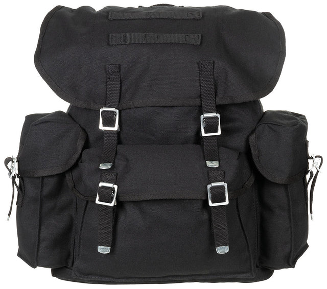 Sac à dos type BW MFH 30 l en toile de coton 45 x 40 x 24 cm à rabat sanglé