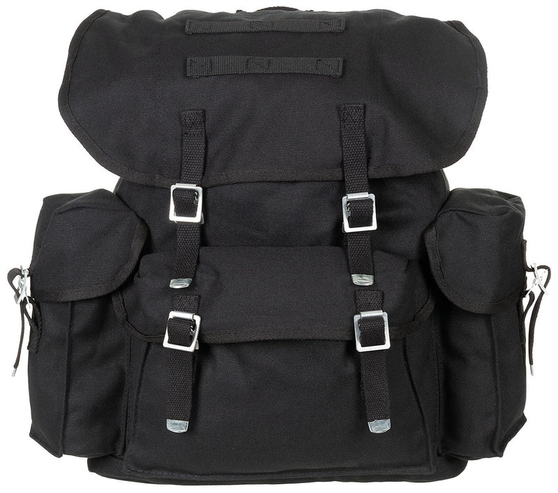 Sac à dos type BW MFH 30 l en toile de coton 45 x 40 x 24 cm à rabat sanglé