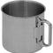 Quart Fox Outdoor en acier inoxydable 450 ml à deux anses rabattables 120 g