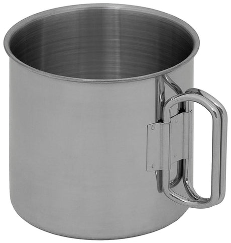 Quart Fox Outdoor en acier inoxydable 450 ml à deux anses rabattables 120 g