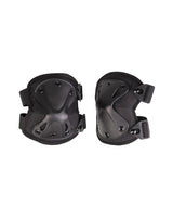 Genouillères Mil-Tec Protect en polyester, coque thermoplastique et attache rapide