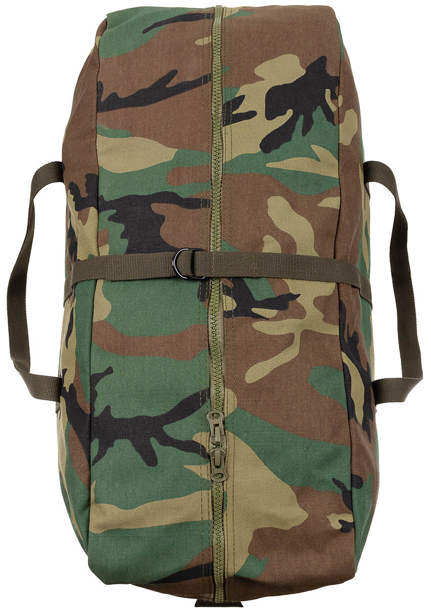 Sac de voyage type militaire MFH 52 L en coton avec sangle de compression centrale