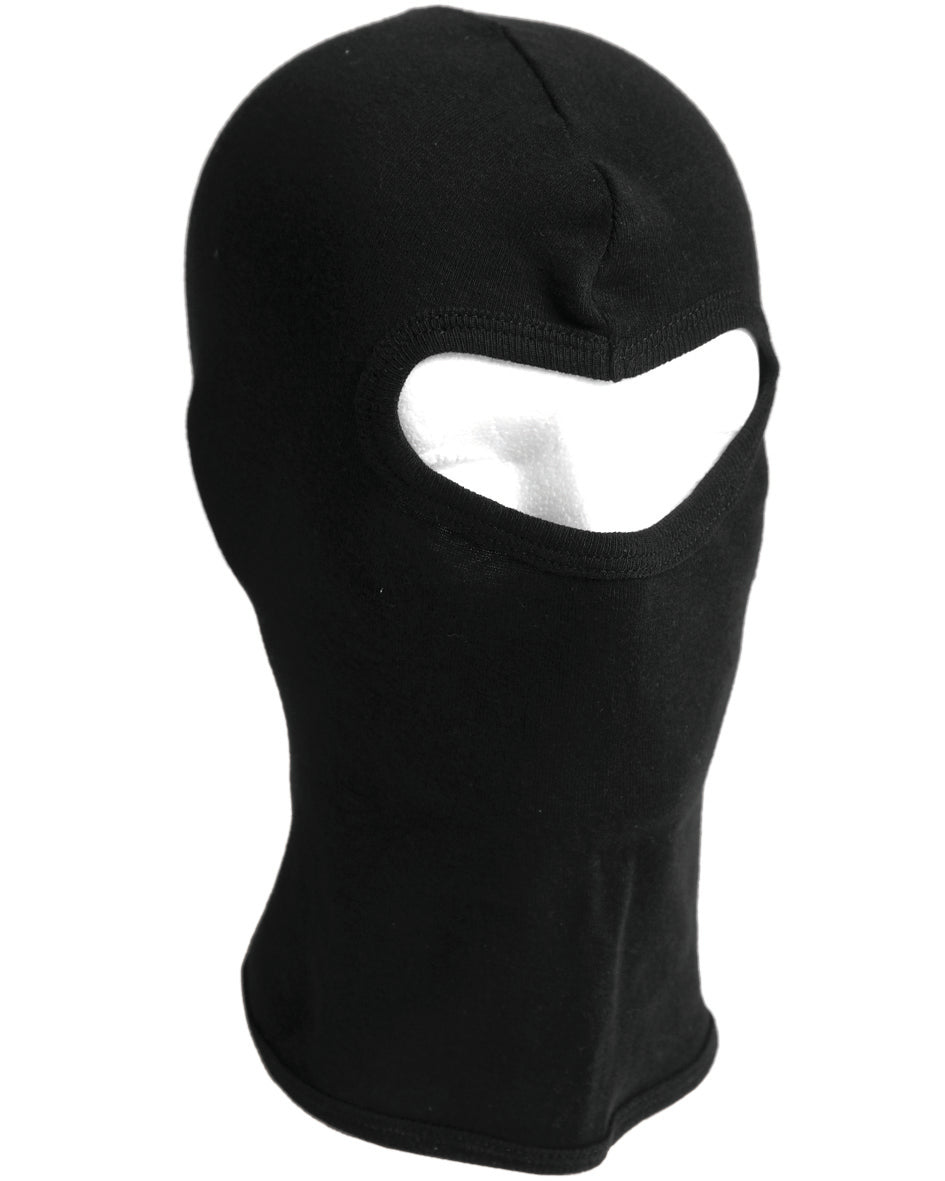 Cagoule Mil-Tec en coton côtelé fin avec ouverture aux yeux pour port sous casque