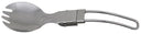 Cuillère-fourchette pliante Fox Outdoor en acier inoxydable 15,5 cm 30 g